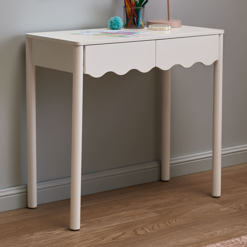 Kids&rsquo; Wavy 2 Drawer Desk