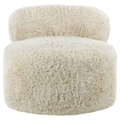 Dolly Faux Fur Swivel Armchair