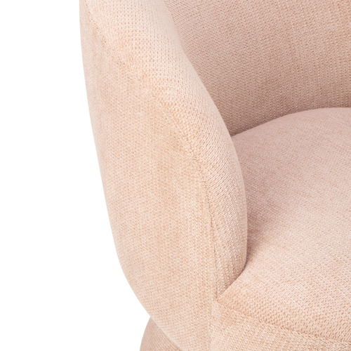 Eloise Chenille Swivel Armchair