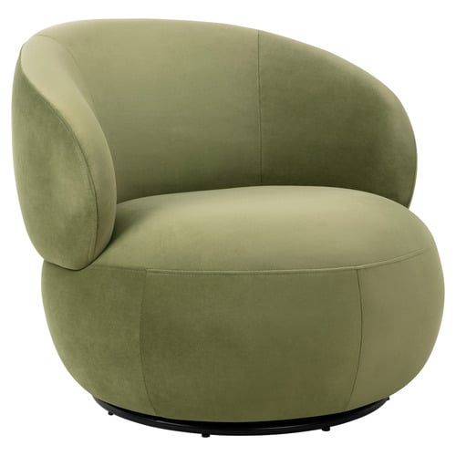 Tilly Velvet Swivel Armchair