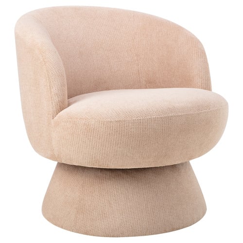 Eloise Chenille Swivel Armchair