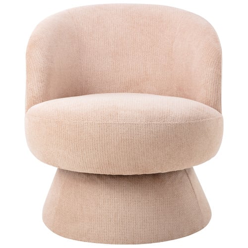 Eloise Chenille Swivel Armchair