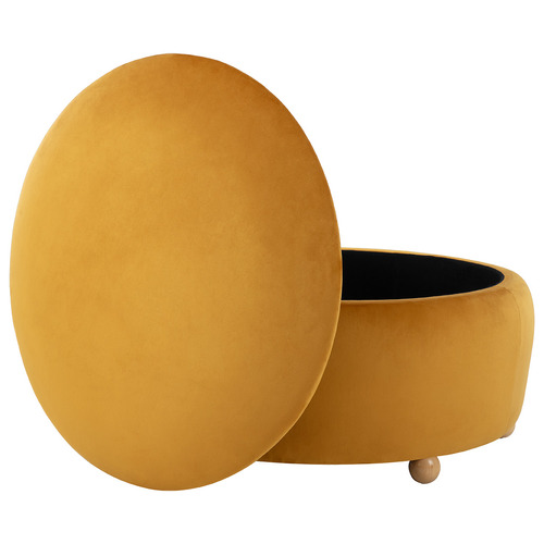 Tilly 90cm Velvet Storage Ottoman