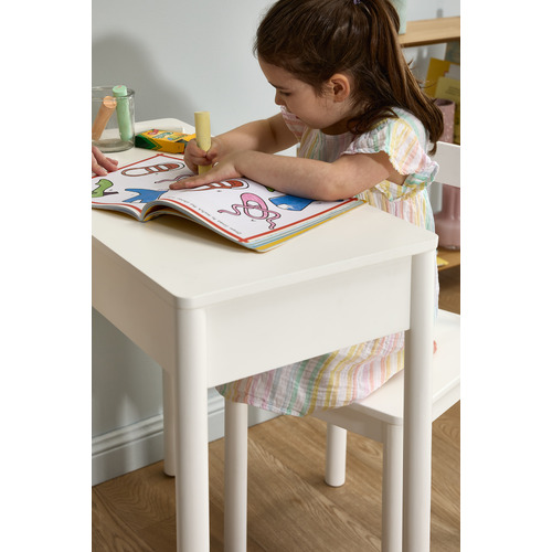 Kids&rsquo; White Rigby Chair