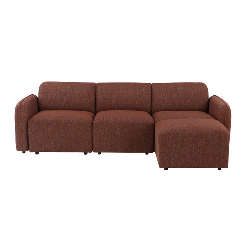 Barton 3 Seater Modular Sofa & Ottoman Set