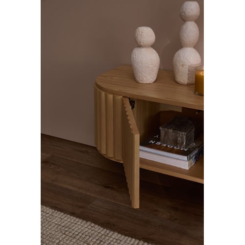 Hayley Curved Wall-Mounted TV Unit