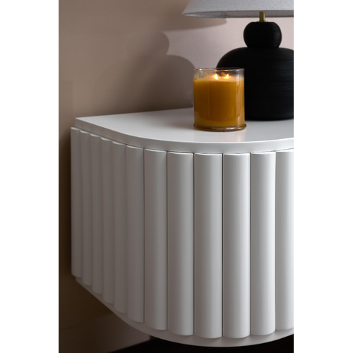 Hayley Curved Wall-Mounted TV Unit