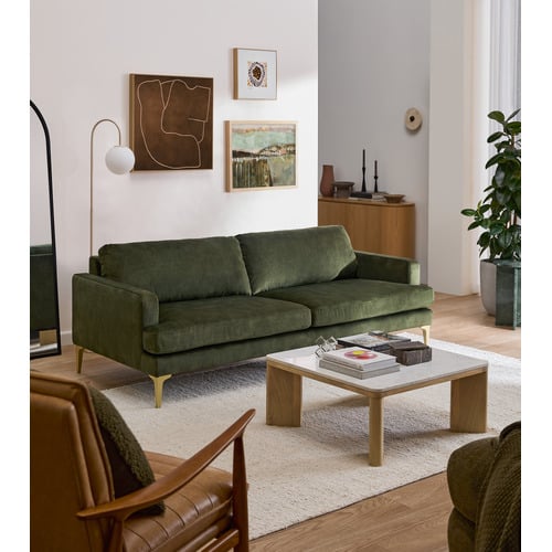Darya 3 Seater Velvet Sofa