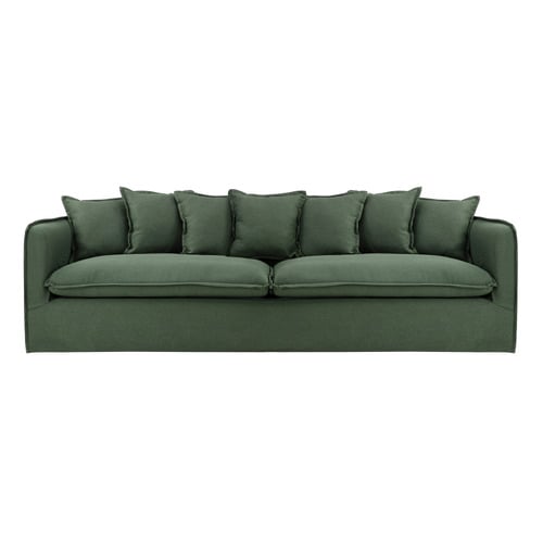 Montauk 4 Seater Upholstered Slipcover Sofa