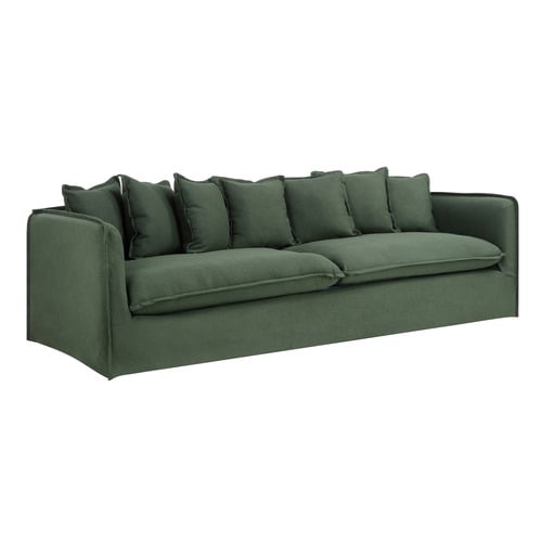 Montauk 4 Seater Upholstered Slipcover Sofa