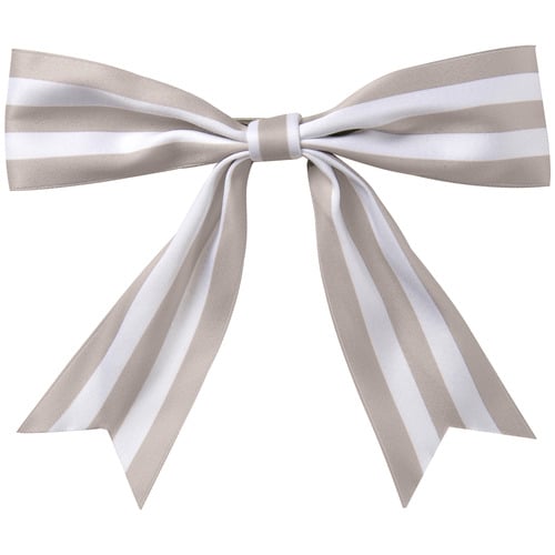 Stripe Bow Christmas Tree Clips