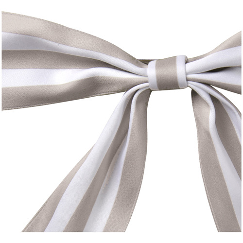 Stripe Bow Christmas Tree Clips