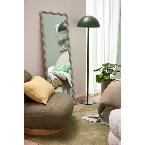 Ebba Wavy Timber Full Length Mirror