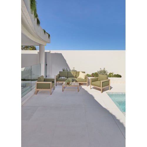 5 Seater Olive Green River Outdoor Sofa Set