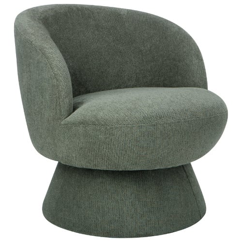 Eloise Chenille Swivel Armchair