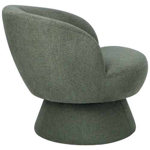 Eloise Chenille Swivel Armchair