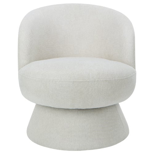 Eloise Chenille Swivel Armchair
