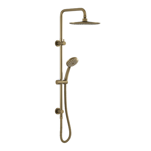 Clovelly Antique Brass Tall Mixer Tapware & Shower Package