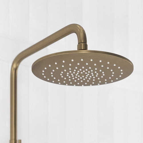 Clovelly Antique Brass Wall Tapware & Shower Package