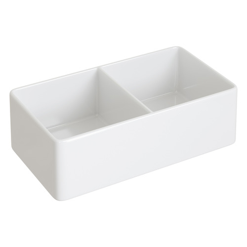 Clovelly Brushed Gold Pull-Out Sink Mixer & Bowral Fireclay Sink Package