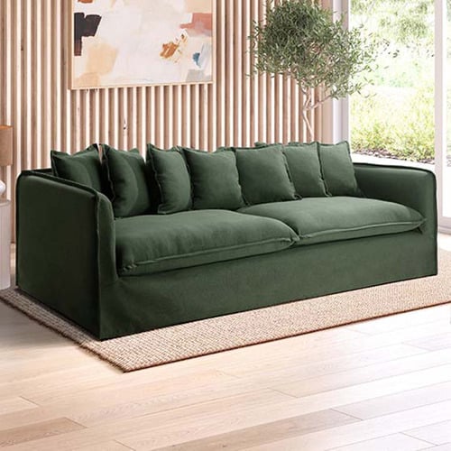 Montauk 4 Seater Upholstered Slipcover Sofa
