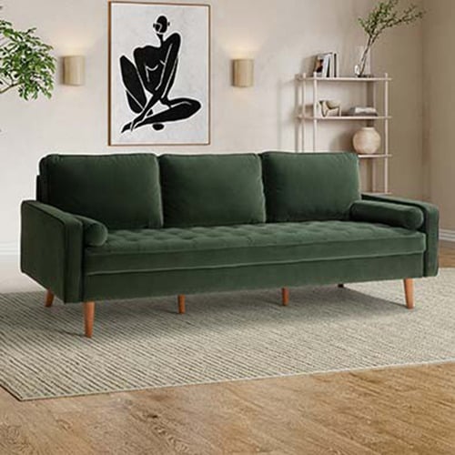 Stockholm 4 Seater Velvet Sofa