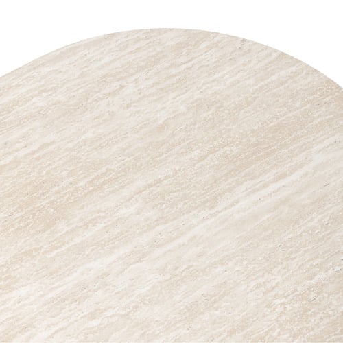 Tilly Travertine-Look Coffee Table