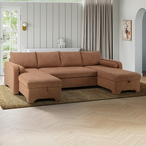 Frida 3 Seater Storage Sofa Bed with Double Chaise