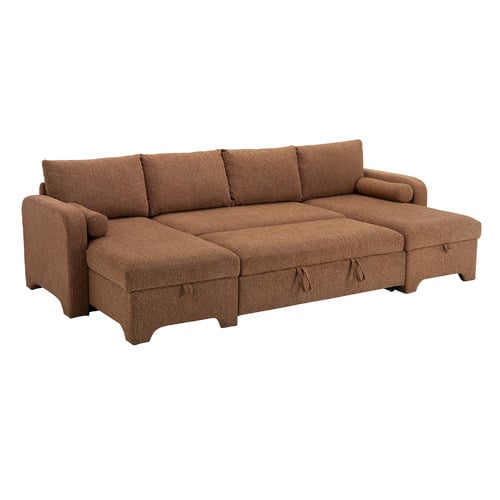 Frida 3 Seater Storage Sofa Bed with Double Chaise