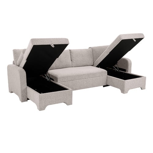 Frida 3 Seater Storage Sofa Bed with Double Chaise