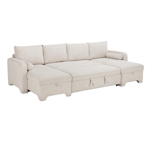 Frida 3 Seater Storage Sofa Bed with Double Chaise
