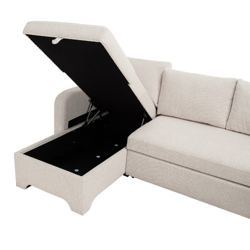 Frida 3 Seater Storage Sofa Bed with Double Chaise