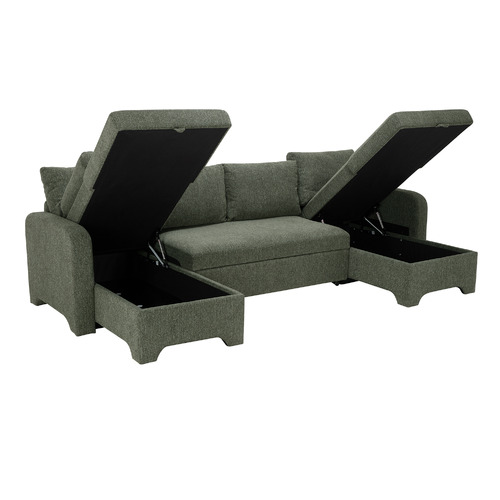 Frida 3 Seater Storage Sofa Bed with Double Chaise