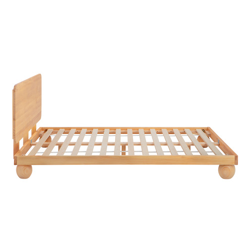 Bobble Pine Wood Bed Frame