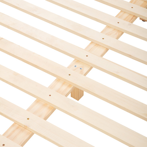 Bobble Pine Wood Bed Frame