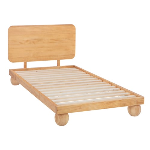 Bobble Pine Wood Bed Frame