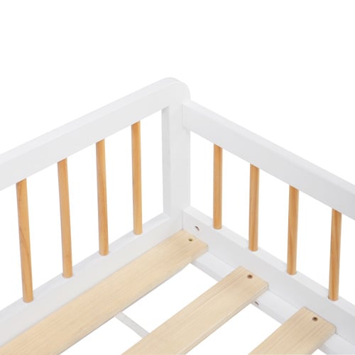 Remy Pine Wood Single Bed Frame
