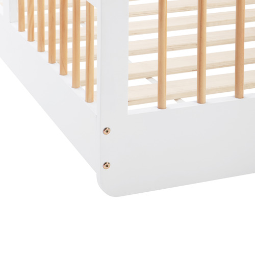 Remy Pine Wood Single Bed Frame
