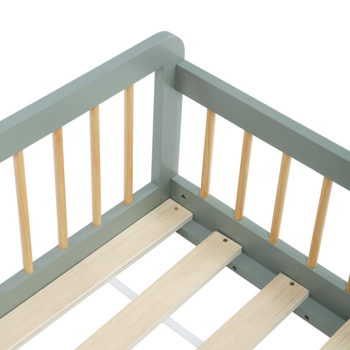 Remy Pine Wood Single Bed Frame