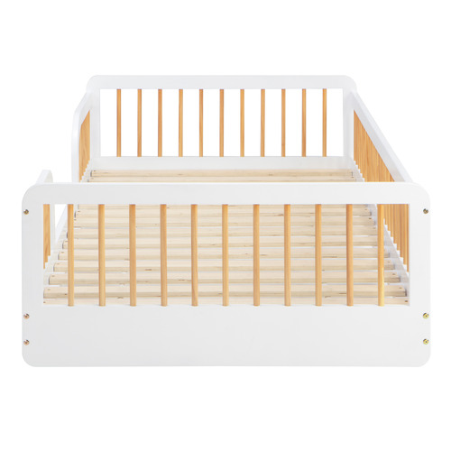 Remy Pine Wood Single Bed Frame