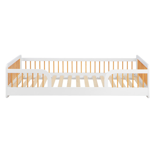 Remy Pine Wood Single Bed Frame