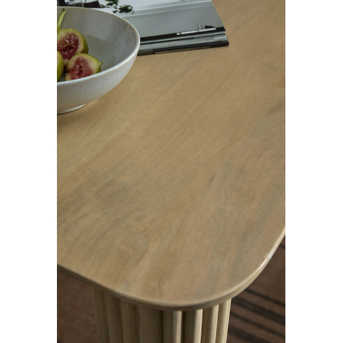Tara Mango Wood Dining Table & Bench Set