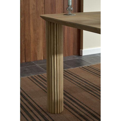 Tara Mango Wood Dining Table & Bench Set