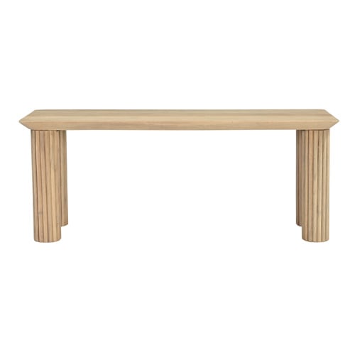Tara Mango Wood Dining Table & Bench Set