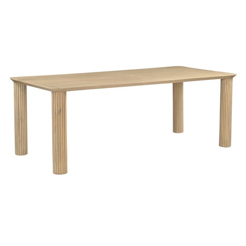 Tara Mango Wood Dining Table & Bench Set
