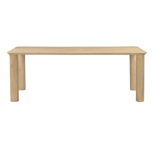 Tara Mango Wood Dining Table & Bench Set