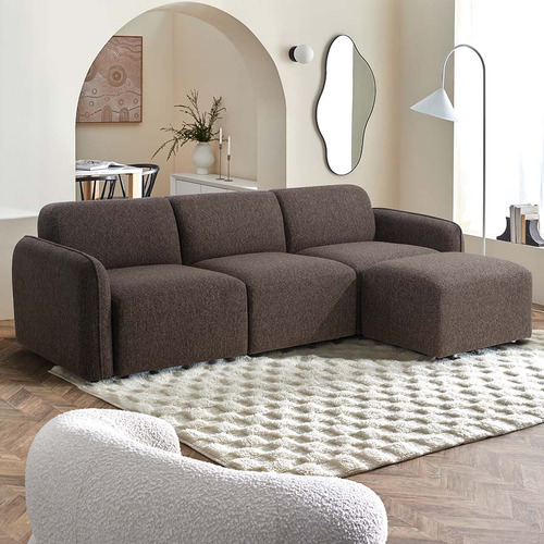 Barton 4 Seater Modular Sofa & Ottoman Set