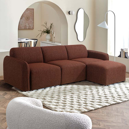 Barton 4 Seater Modular Sofa & Ottoman Set