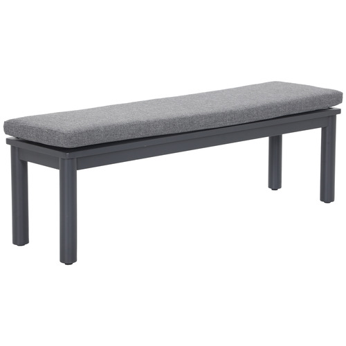 Kamari Aluminium Outdoor Dining Table & Bench Set