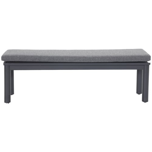 Kamari Aluminium Outdoor Dining Table & Bench Set